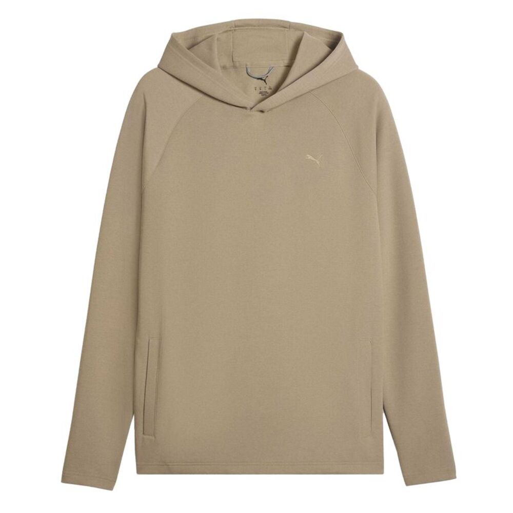 Puma Mens Cloudspun Fleece Pullover Hoodie / Iced Coffee